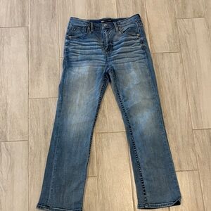 BKE Boys Blue Faded Straight-Leg Jeans